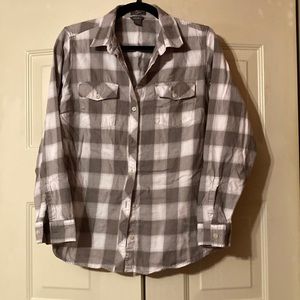 Eddie Bauer womens flannel shirt size L